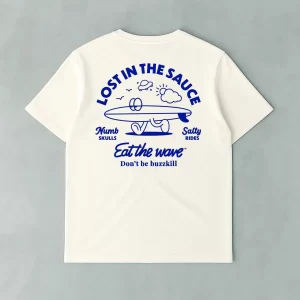 Sports Outdoor PerRetro Surf Street Trend Clothing Pattern Printing Summer Luxury Brand Cotton Men's and Women's T-Shirts Unisex