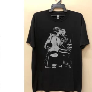 Vitage Ilya Heated Rivalry Casual Loose Round Collar Tops Humorous Print Cotton Tees Sports Vintage Rock T Shirt Unisex